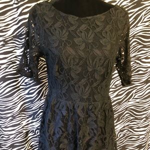 Lacy black dress